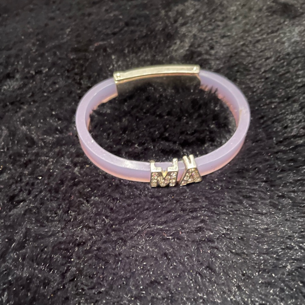 Y2K Purple Bracelet with Removable Charms